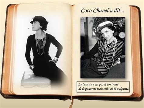 chanel pauvrete|coco chanel poor.